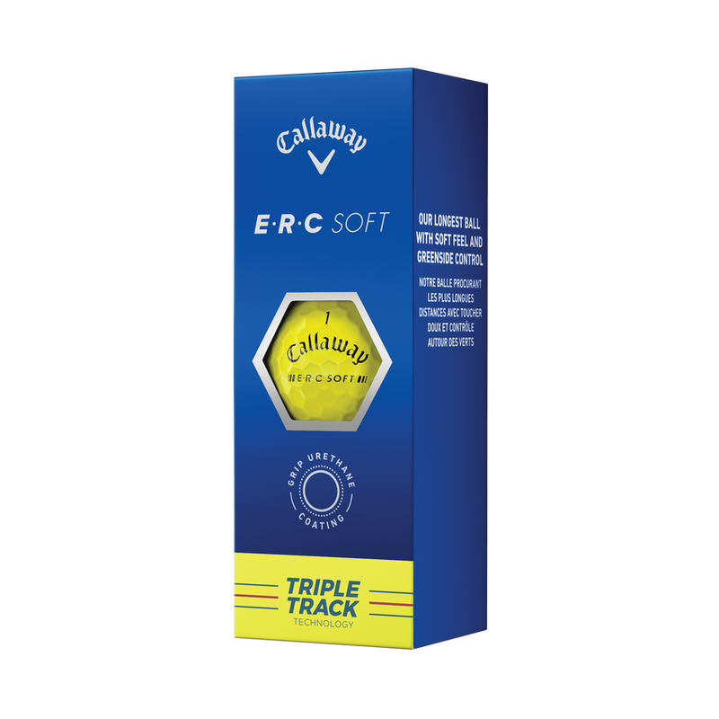 Callaway ERC Soft Triple Track Yellow Golf Balls 12 Pack 23
