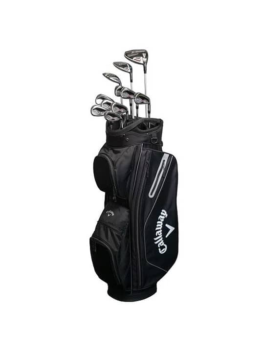 Callaway X Hot 19 mens 12pc Package w/cart bag RH