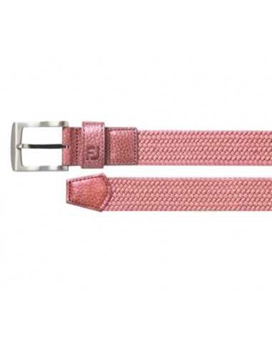 FootJoy Ladies Braided Belt White/Navy/Pink