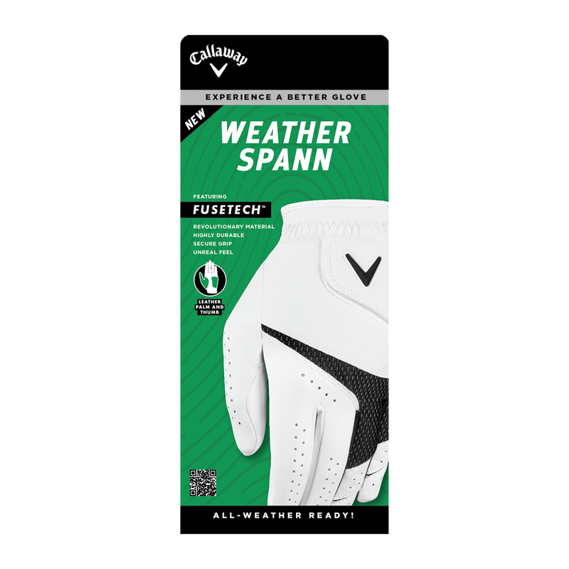(3 Pack) Callaway Weather Spann 2023 Golf Glove (mens)