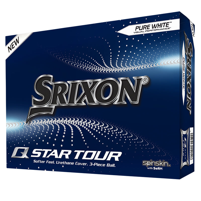Srixon Q-Star Tour Golf Balls Pure White (1 Dozen) (2022)