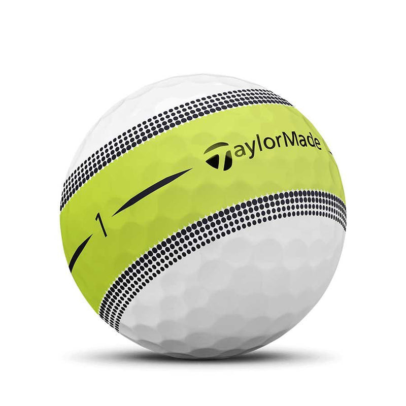 Taylormade Tour Response Stripe Golf Balls - Engineered for better alignment, feedback, and visibility on the course