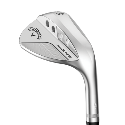 Callaway jaws raw face wedges chrome front view